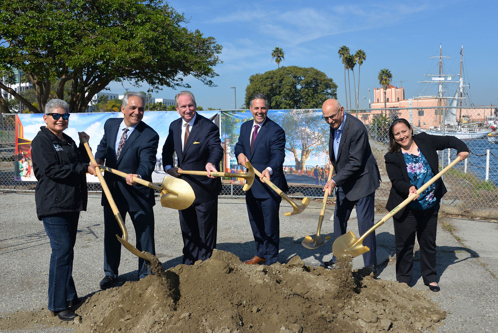PORT OF LOS ANGELES BREAKS GROUND ON TOWN SQUARE AND NEW SEGMENT OF LA WATERFRONT PROMENADE